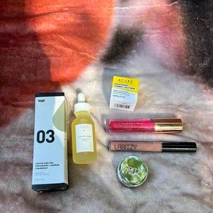 Mixed lot of lip oil scalp treat ,massage oil  and other goodies
